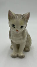 Figurine vintage Pretty Cat position assise porcelaine Japon