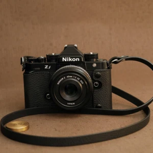 Genuine Real Leather Camera Bag Case Cover Protect Grip Belt for Nikon ZF ZFC - Picture 1 of 28