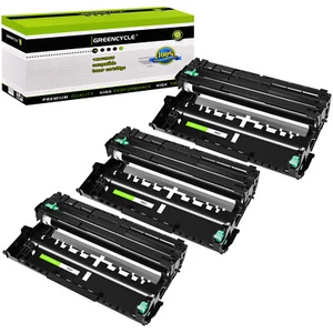 3PK Black DR820 Drum Unit for Brother HL-5000D HL-5100DN HL-5200DWT HL-6250DW - Picture 1 of 12