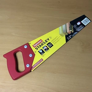 Supreme x Stanley 15" Hand Saw Aggressive Cut Red/White Authentic New With Box - Picture 1 of 4