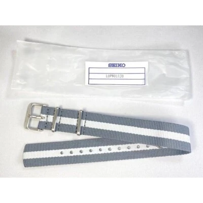 SEIKO 5 Sports Genuine Watch Band 20mm Gray Limited L0P8011J0 for SBSA233 - Image 1 of 4