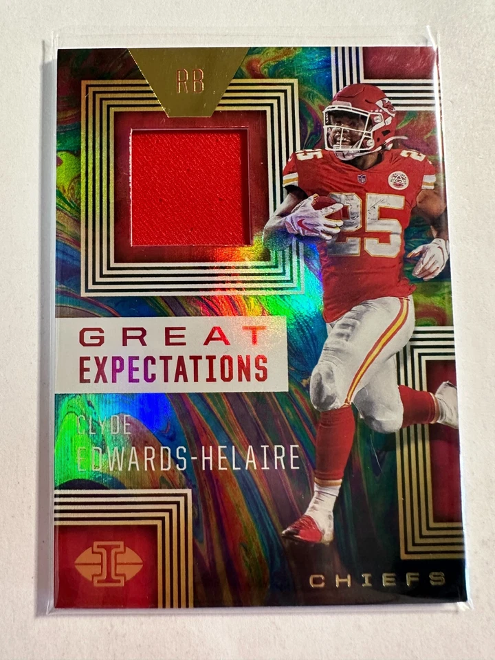 K79,611 - 2020 Illusions Great Expectations Relics #11 Clyde Edwards-Helaire - Image 1 of 1
