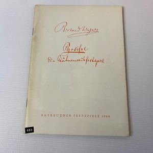 Bayreuther Festpiele 1968 Vintage Music Programme Wagner etc. - Picture 1 of 12
