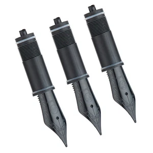 Plumillas reemplazadas para pluma estilográfica Asvine 3 piezas, negras EF/F/M para V169, P20, P30 y V126 - Imagen 1 de 5