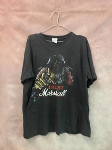 Marshall Amplification 90s Vintage MusicTaille T-Shirt Black Size XL - Picture 1 of 8