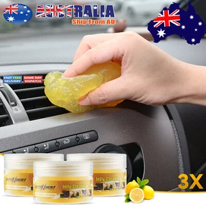 3x Car Fragrance Magic Gel Cleaning Laptop PC Keyboard Interior Putty Cleanerš - Picture 1 of 9