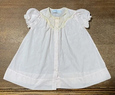 Feltman Brothers Bros Pink Lace Heirloom Daygown Newborn Baby Girls Size NB-6M?? - Image 1 of 4