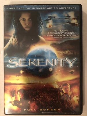 Serenity (DVD 2005) Sci-Fi Action Nathan Fillion Summer Glau Full Screen - Image 1 of 2