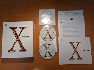 Apple Mac OS X 10.2 Jaguar Retail Big Box Vintage 2002 for PowerPC M8712Z/A / EN - Bild 1 von 3