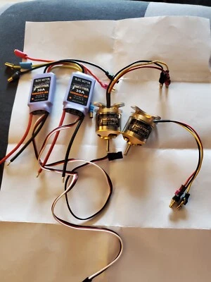 Raiden R/C brushless Motors 400-1300kv And ESCs 30a - Image 1 of 4