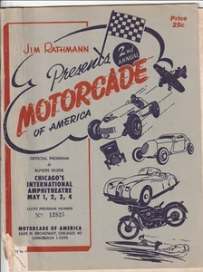 Jim Rathmann Presents Motorcade of America Program 1952, Chicago - Imagen 1 de 2