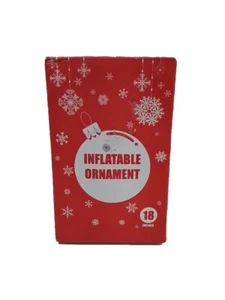 Riesige aufblasbare Weihnachtskugel Ornamente - 18" oder 25" - rot, Urlaub Hof Dekor - Bild 1 von 5