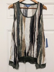Simply Vera Vera Wang Sleeveless Sz M Women's Blouse Tank Top NWT - Picture 1 of 9