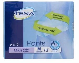 Tena Pants Maxi Medium 10count. Absorbent Panties. Anti-leakage & Anti-odor - Picture 1 of 1