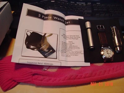 Raro juego de reloj Vuarnet vintage, NUEVO EN PAQUETE Foto 1 de 4