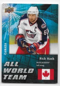 09/10 UPPER DECK ALL-WORLD TEAM Hockey (#AW1-AW40) U-Pick From List - Picture 1 of 17
