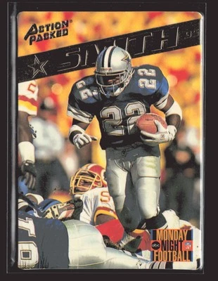 1995 Action Packed Monday Night Football #55 Emmitt Smith Dallas Cowboys - Image 1 of 2