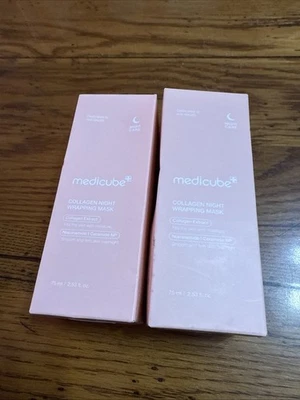 2 mascarillas faciales pelables para envolver colágeno Medicube durante la noche (vendedor de EE. UU.) Foto 1 de 4