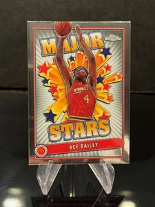 2024 Topps Chrome Mcdonald's All American - Major Star Ace Bailey #SES-AIB (RC) - Picture 1 of 2