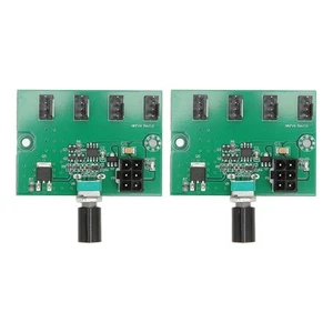 2x PC Fan Pressure Speed Adapter PWM 2Pin 3Pin 4Pin Fan Adapter 4 Way Shunt 1 FY - Afbeelding 1 van 22