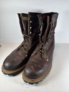 Carolina 1821 Elm Logger 8 Zoll Stahlkappe Leder Arbeitsstiefel Herren 12 - Bild 1 von 7