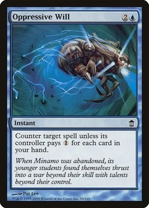 (4x) OPPRESSIVE WILL - Saviors of Kamigawa – MTG Magic the Gathering Card - Picture 1 of 5