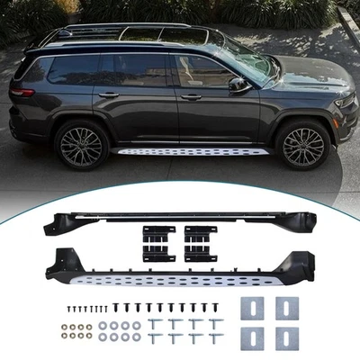 Running Boards Side Steps For 2011-2019 2020 2021 Jeep Grand Cherokee Nerf Bar Foto 1 de 4