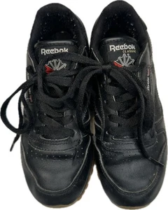 Reebok Y2K Vintage Black Gum Sole Classic US 13 Made in Phillipines - Picture 1 of 5
