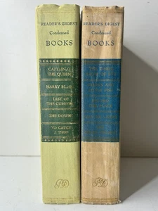 Set of 2 Vintage Reader's Digest Condensed Books  - See Pictures for Titles  - Imagen 1 de 11