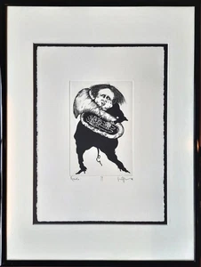 GERTRUDE DEGENHARDT - Rondo 11. Handsignierte Radierung, gerahmt in Alu-Leiste. - Picture 1 of 6