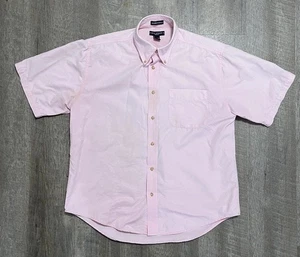Ivy Crew Shirt L Classics Kurzarm knitterarm Button Down pink Large - Bild 1 von 4