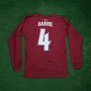Tyson Barrie NHL Reebok Men Colorado Avalanche Maroon Long Sleeve Jersey T-Shirt - Picture 1 of 3