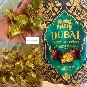 Nutty Fruity 7oz DUBAI CHOCOLATE BARS with Pistachios & Crunchy Kadayif -NEW - Picture 1 of 2
