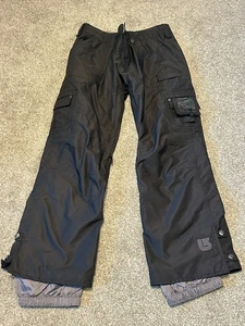 Burton DryRide Snowboardhose Erwachsene M schwarz verstellbarer Bund belüftet Winter Ski - Bild 1 von 13