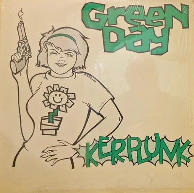 Green Day Kerplunk! Vinyl Record LP w Insert US 1991 Lookout! NM - Image 1 of 3
