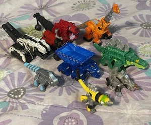 Dinotrux Lot of 8 Diecast & Plastic Vehicles Dino Trucks - Picture 1 of 7