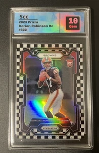 2023 Panini Prizm #322 Checkerboard Dorian Thompson-Robinson RC Scc 10 Gem - Picture 1 of 2