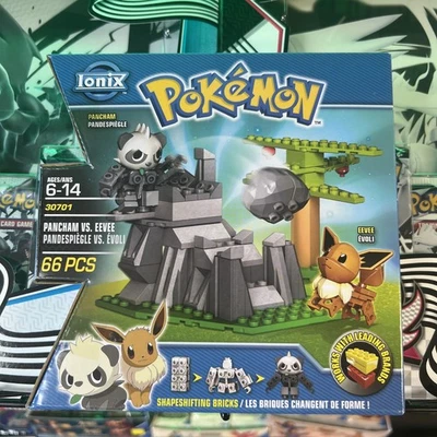 Ionix Pokemon Pancham vs Eevee Playset 30701 Block Brick Building Toy New In Box - Image 1 of 2