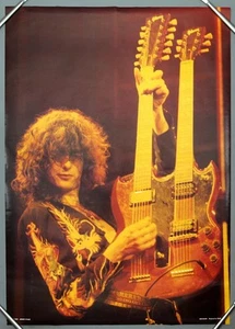 LED ZEPPELIN – rare original 1970s Dutch Rock On personality poster (RO 026) - Picture 1 of 3