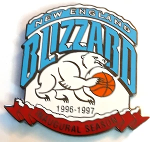Blizzard Pins New England Blizzard Inaugural Season ABL Women's Basketball Pin - Picture 1 of 3