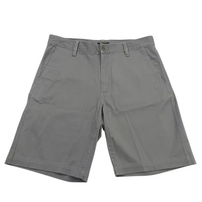 Pantalones Cortos RVCA Para Hombres 32 Gris Ajuste Fin de Semana Frente Plano Chinos Informales Preppy Golf Foto 1 de 4