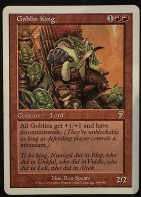 Goblin King - 7th Edition - Magic The Gathering - Rare - Image 1 of 2