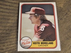 1981 Fleer #13 Keith Moreland Philadelphia Phillies Nmmt - Picture 1 of 3