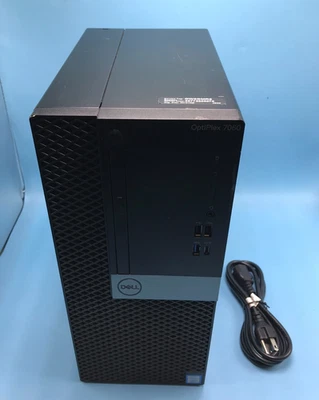 Dell OptiPlex 7060 Tower Core i7-8700 3.20GHz 16GB RAM 256GB SSD Windows 11 Pro - Image 1 of 4
