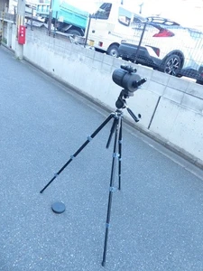 Meade Telescope D90mm F1000mm w/45° Eyepiece Diagonal & Tripod Refractor Japan - Picture 1 of 10