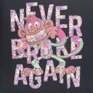 Never Broke Again Grafik T-Shirt Bunt Monkey Money Rap Tee Schwarz Medium - Bild 1 von 6