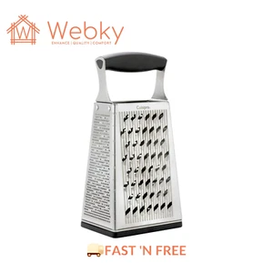 Cuisipro Accutec Box Grater with Ginger Grinder – Stainless Steel - Picture 1 of 1