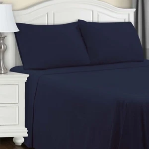Traditional 100% Cotton Flannel Trellis Or Solid Bed Sheet Set with Pillow cases - Picture 1 of 124