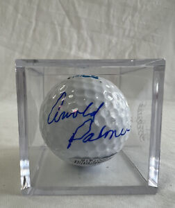 “The King” Arnold Palmer Rare Hand Signed PGA Tour Golf Ball With Case IPA COA
