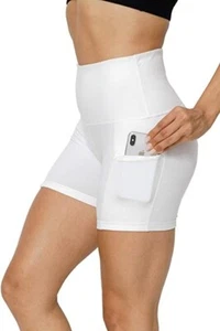 GEMLON Womens Yoga Shorts Camouflage Workout High Waisted with Two Pockets-3XL - Picture 1 of 6
